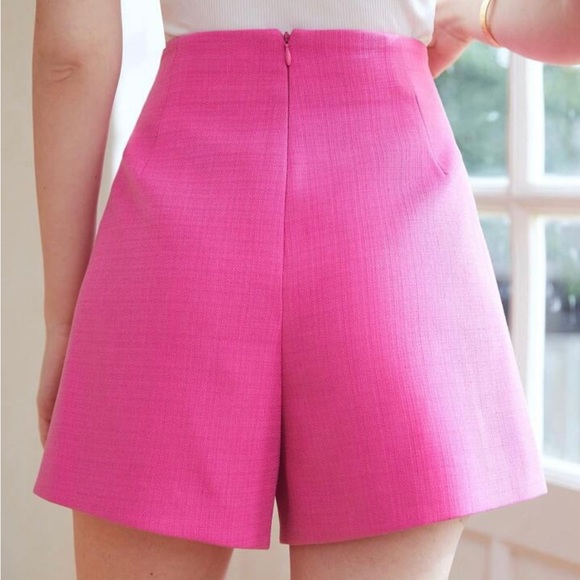 ♥️ Pearl Detail Pink Dress Shorts - Picture 7 of 8